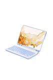Qpen Samsung Galaxy X800 Tab S8 Plus Uyumlu 12.4 inç Klavyeli Tablet Kılıf