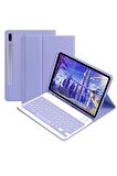 Qpen Samsung Galaxy X800 Tab S8 Plus Uyumlu 12.4 inç Klavyeli Tablet Kılıf