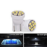 Süper Güçlü Mini T10 Led 8 Ledli 12 Volt Mini T10 Led 523638212