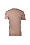 2144 V Yaka  Trender Erkek T-Shirt VİZON