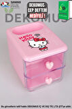 "DEKOMUS CEP DEFTERİ HEDİYELİ" YENİ SEZON LİSANSLI HELLO KITTY MASA KALEMLİĞİ 