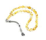 Orjinal KEHRİBAR TESBİH GÜMÜŞ PÜSKÜL