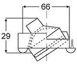 Hella Marine halojen spot, gömme montaj. Tip 6046 Beyaz