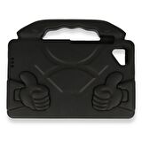 Galaxy Tab A9 Plus 11 inç  (2021) Uyumlu Fuchsia Like Standlı Soft Tablet Kılıfı Eğlenceli Yumuşak Kılıf