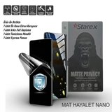 Xiaomi REDMİ K30 PRO Uyumlu Nano Ekran Koruyucu MATTE HAYALET - Full Arka Kaplama 360 Koruma STAREX