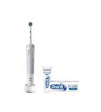 Oral-B Şarjlı Elektrikli Diş Fırçası Vitality Pro Beyaz +Pro Onarım 50ml Diş Macunu