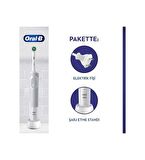 Oral-B Şarjlı Elektrikli Diş Fırçası Vitality Pro Beyaz +Pro Onarım 50ml Diş Macunu
