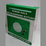 yeşil pleksi A-4 ramak kala kutusu