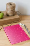 Apple iPad 10.9 (10. Nesil) Uyumlu Fuchsia Işıltılı Tablet Kılıf