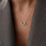 444 Taşlı Manifest Kolye