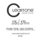 Cleartone Plain Single 015 - Tek Tel Elektro Gitar Tek Tel
