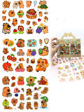 Capybara Sticker Şeffaf Stiker Kapibara Çanta Şeklinde Çıkartma- Komik