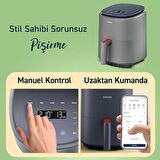 COSORI Air Fryer (Sıcak Hava Fritözü) 3.8 Litre Gri 1500 W
