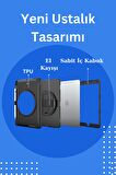 Qpen iPad 10.2 inç (8.nesil)  Uyumlu Hand Strap Tablet Kılıfı 