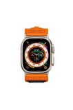 Apple Watch Ultra 49mm Uyumlu Fuchsia DRK-99 Hasır Kordon