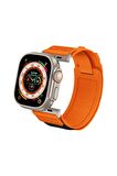 Apple Watch Ultra 49mm Uyumlu Fuchsia DRK-99 Hasır Kordon