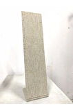Yerli Üretim Moscow Model Keten Kumaş Hasır Renk 40/10 Cm Ayaklı Takı Sergileme Standı