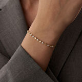 Yuvarlak Taş ve Yıldızlı Bileklik