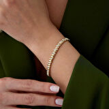 Parça Taşlı Spaghetti Bileklik