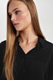 DeFacto Regular Fit Basic Uzun Kollu Gömlek W3614AZ24SPBK27