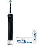 Oral-B Şarjlı Elektrikli Diş Fırçası Vitality Pro Siyah +Pro Onarım 50ml Diş Macunu