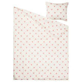 Çocuk Nevresim Takımı Tek Kişilik Kalpli IKEA 150x200/50x60 cm MeridyenDukkan Kız Çocuk