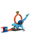 Dinozor Ile Mücadele Oyun Seti Hot Wheels Trex Dinazor Seti