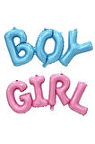 Folyo Balon Girl / Boy Set - Cinsiyet Belirleme