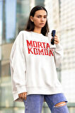 Mortal Kombat Baskılı Unisex Oversize Anime Sweatshirt