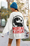 Mortal Kombat Baskılı Unisex Oversize Anime Sweatshirt
