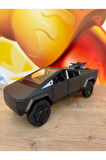 Tesla Cybertruck Diecast 1:24 Büyük Boy Pickup Tesla Model Motorlu Diecast Araba