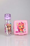 LİSANSLI PONY TRITAN MATARA 500 ML VE 2 KATLI BESLENME KABI/LUNCH BOX SETİ 