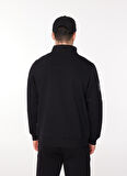 Ko Samui Kapüşon Yaka Siyah Erkek Sweatshırt SZW G541 REJP_REFLECTOR REGULAR FIT