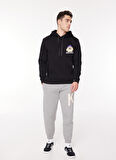 Ko Samui Kapüşon Yaka Siyah Erkek Sweatshırt HEW G502 DOG_DOWNTOWN REGULAR FIT