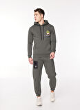 Ko Samui Kapüşon Yaka Haki Erkek Sweatshırt HEW G503 HANDY_DOWNTOWN REGULAR FIT