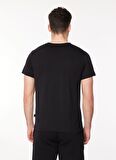 Ko Samui Bisiklet Yaka Baskılı Siyah - Beyaz Erkek T-Shirt MTT G511 REPOCKET_REPOCKET REGULAR