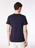 Ko Samui Bisiklet Yaka Baskılı Lacivert Erkek T-Shirt KMTT S240 BAS_SNAPSHOT REGULAR FIT