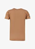 Ko Samui Bisiklet Yaka Baskılı Kahve Erkek T-Shirt KMTT S231 REJP_REFLECTOR REGULAR FI