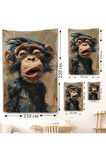 Şaşkın Şempanze Duvar Örtüsü-7881