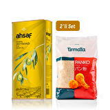 Ahsaf Riviera Zeytinyağı 4L Teneke + Panko Ekmek Kırıntısı 1 Kg