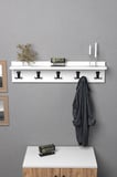 Reyo Falez Askılık Duvar Elbise Askılığı Portmanto 80 Cm Beyaz