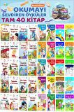 1.Sınıflar İçin Renkli Eğitici Okumayı Sevdiren Hikayeler (40 Kitap)