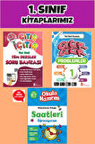 1.Sınıftan 2.Sınıfa Geçenler İçin Tekrar Seti(Çıtır Soru Bankası+Problemler+Saatleri Öğreniyorum)