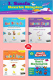 1.Sınıf Hazırlık Seti (Kes Birleştir Evde Çalışma Yaprakları+Kılavuz Çizgili Defter+Basit Matematik)