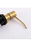 ANKASTRE SIVI SABUNLUK MAT GOLD MUTFAK EVİYE VE BANYO LAVABO UYUMLU İTHAL 5 YIL GARANTİLİ 500ML