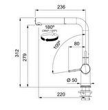 Franke Maris Mrg 210/110-52 Bianco Granit Eviye Actıve Plus Doccia 2.0 Armatür Sıvı Sabunluk Üçlü Set Bianco