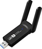 AC1200 Mbps Dual Band USB 3.0 Adaptör Kablosuz Wifi Alıcı