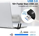 AC1200 Mbps Dual Band USB 3.0 Adaptör Kablosuz Wifi Alıcı