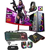 Zeiron Rx90 Pro Intel i5 3470 16 GB DDR3 RAM 256 GB SSD NVIDIA GeForce GTX 1650 FreeDos Masaüstü Bilgisayar 