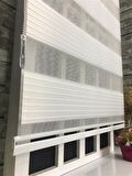 Pliseli Stor Zebra Perde Ekru Etek Dilimli STB481